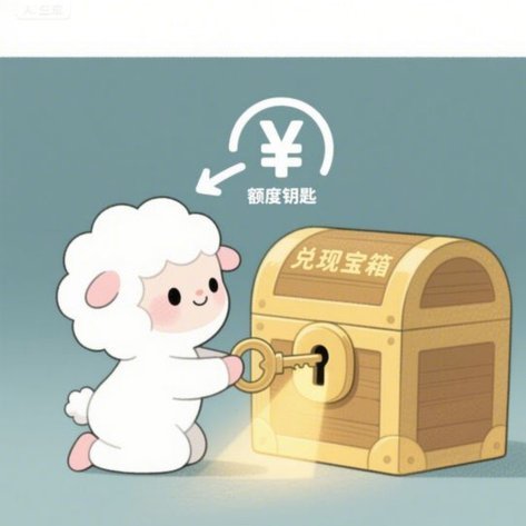 羊小咩享花卡包购物额度提现