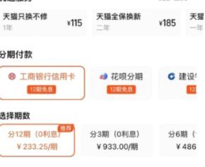得物上的分期付款是怎么回事